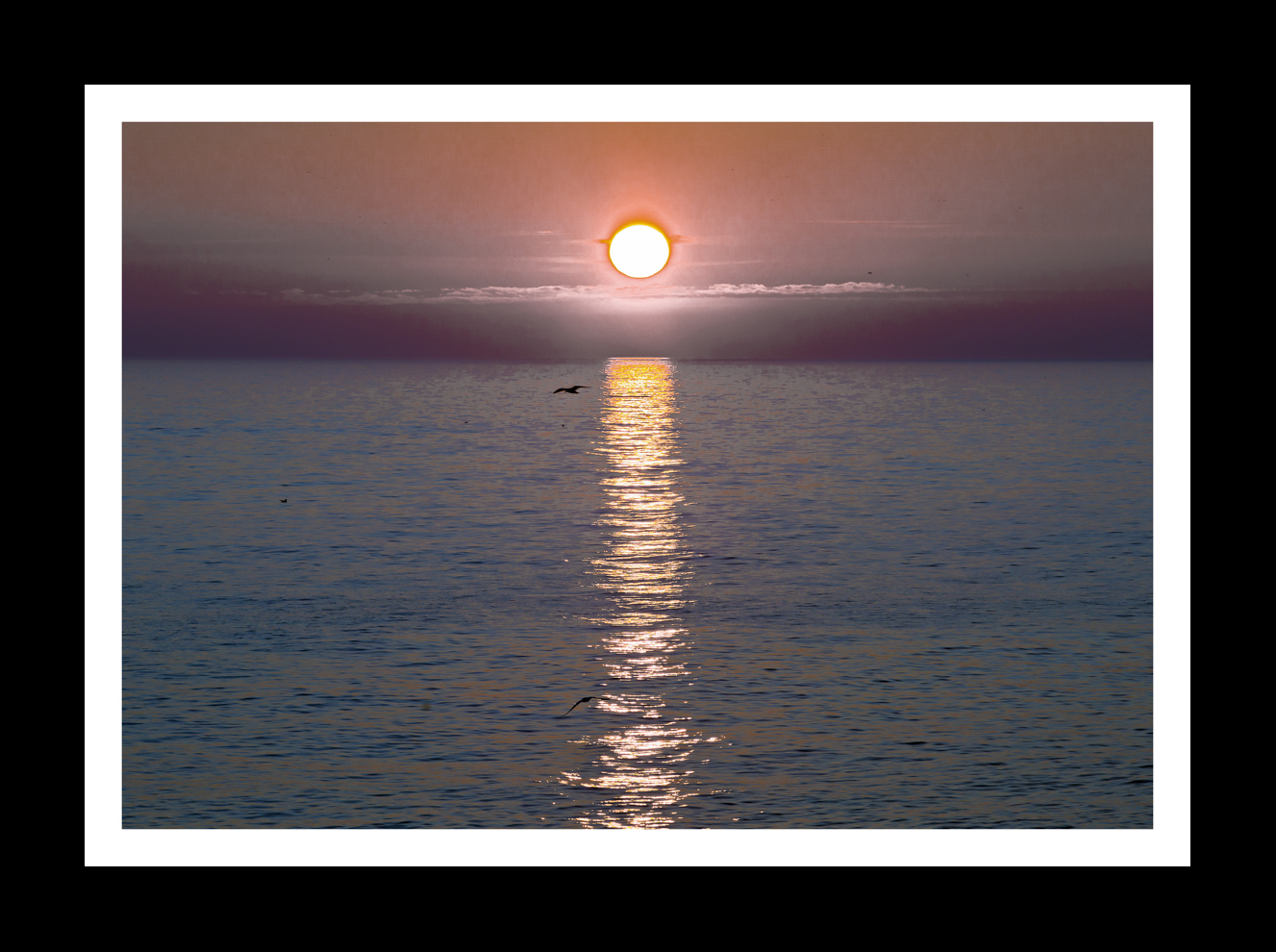 Sunset From Brighton Beach -1